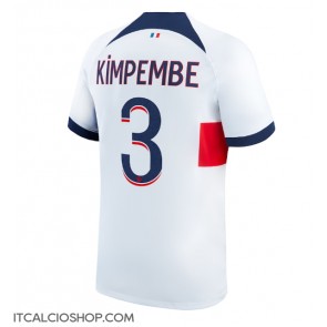 Paris Saint-Germain Presnel Kimpembe #3 Seconda Maglia 2023-24 Manica Corta